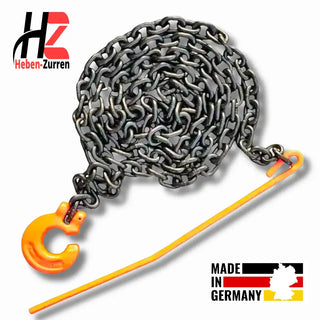 Forstkette 6-8mm GK8 Rückekette – Professionelle Holzrückung mit 2200kg-4000kg Zugkraft