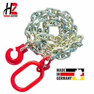 Forstkette 6-13mm GK8 Rückekette – Professionelle Holzrückung mit 2200kg-10000kg Tragkraft verzinkt