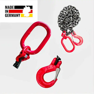 Forstkette 6-8mm GK8 Rückekette – Professionelle Holzrückung mit 2200kg-4000kg Zugkraft