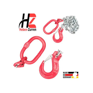 Forstkette 6-8mm GK8 Rückekette – Professionelle Holzrückung mit 2200kg-4000kg Zugkraft verzinkt