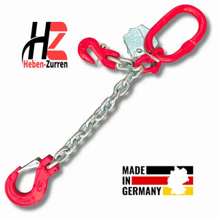 1-Strang Anschlagkette verzinkt GK8 mit Lasthaken EN 818-4