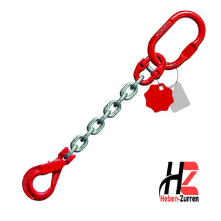 1-Strang Kettengehänge mit Self-locking Haken verzinkt