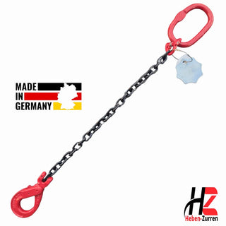 1-Strang Anschlagkette Automatikhaken Self-Locking schwarz GK8 EN 818-4