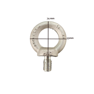 2 Stück Ringschraube M12 DIN 580