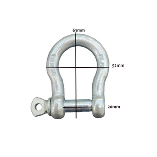 4 Stück Schäkel 800kg