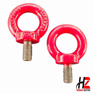 Ringschraube hochfest GK8 – 360° drehbar nach EN 1677-1 für Hebetechnik und Ladungssicherung