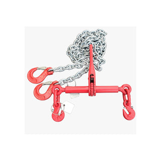 Sjorketting 2-delige 13 mm gegalvaniseerde ketting met ratellastspanner, kwaliteitsklasse 8