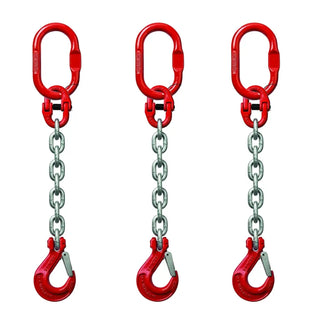 Forstkette GK8 mit Aufhängering und Lasthaken – EN 818-2