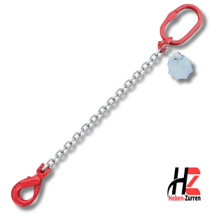1-Strang Kettengehänge mit Self-locking Haken verzinkt