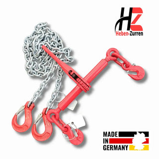 Zurrkette 2-teilig schwarz verzinkt  GK8 kaufen – EN 12195-3